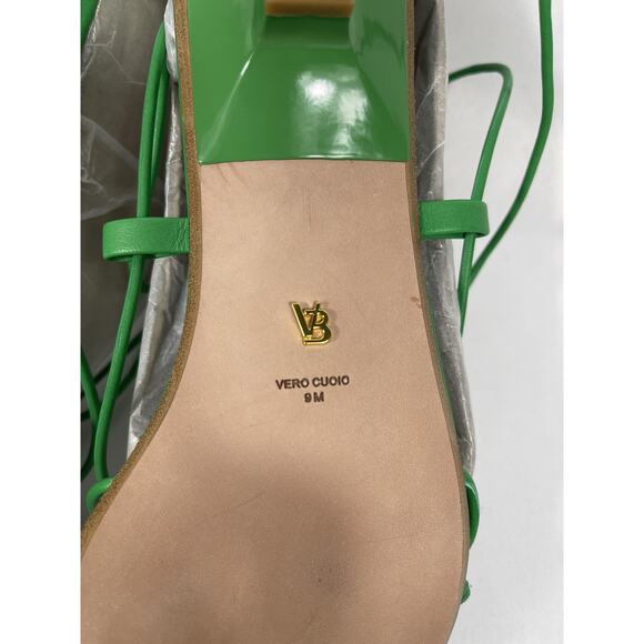 Veronica Beard Shoes Women's Size 9 Foley Jungle Leather Lace Up Sandals New - Picture 5 of 6